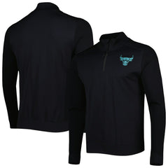 Chicago Bulls Levelwear Nano Engineered Knit Fabric Quarter-Zip Jacket Black