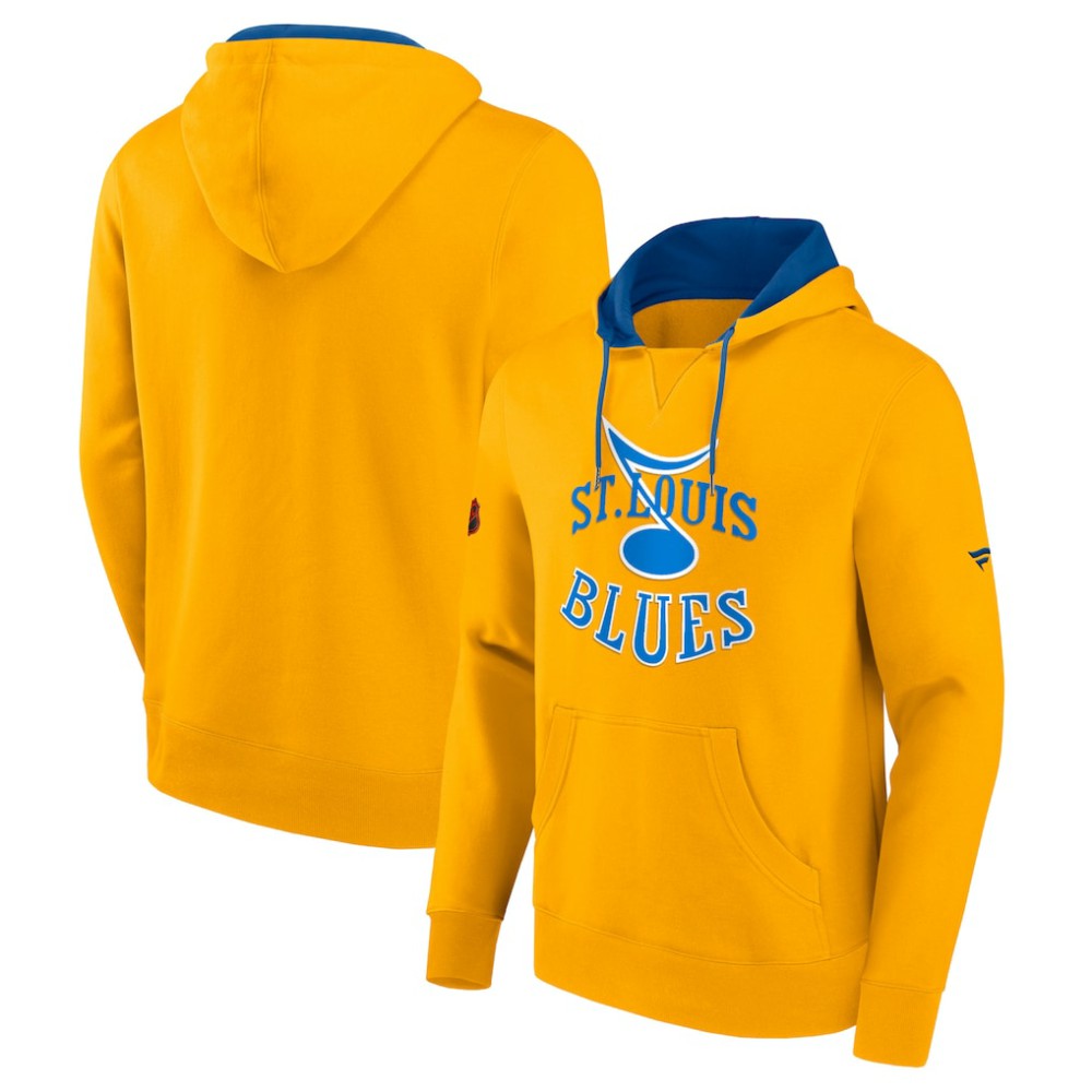 St. Louis Blues Fanatics Special Edition 2.0 Team Logo Pullover Hoodie - Gold | US 4660034