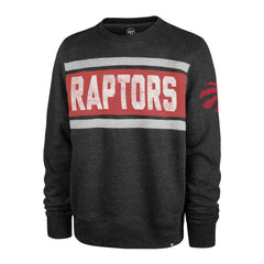 Toronto Raptors '47 Tribeca Emerson Pullover Sweatshirt Heather Black - 47 brand