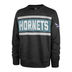 Charlotte Hornets '47 Tribeca Emerson Pullover Sweatshirt Heather Black - 47 brand outlet
