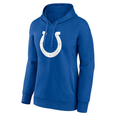Jonathan Taylor Indianapolis Colts Women's Player Icon Name & Number V-Neck Pullover Hoodie - Royal Hoodies