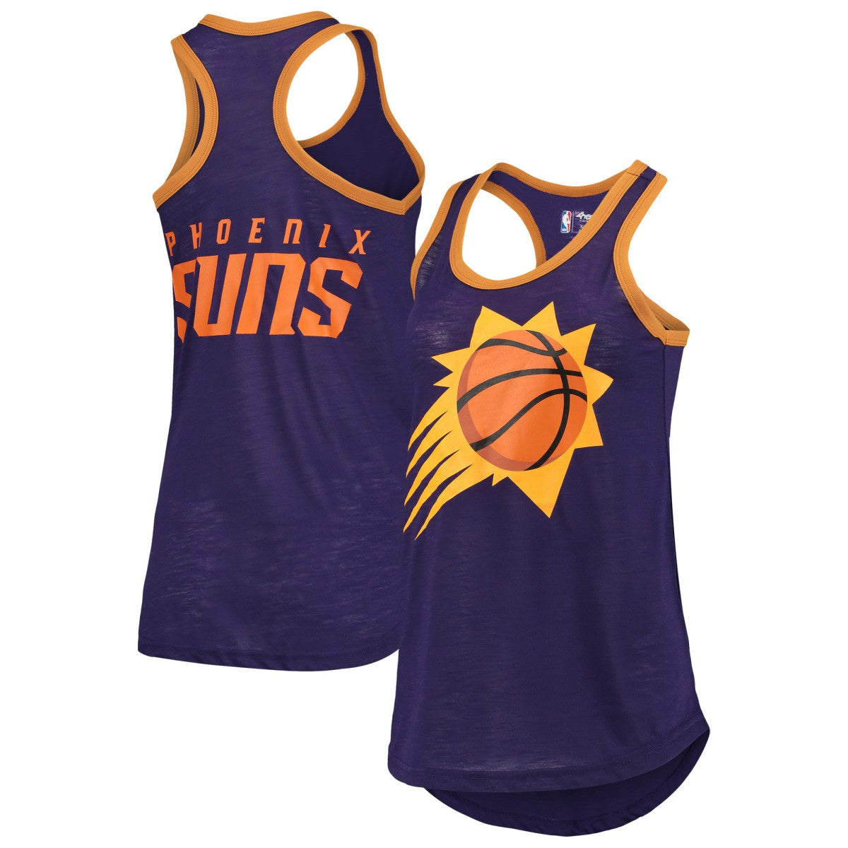 Phoenix Suns G-III Sports by Carl Banks Women's Showdown Burnout Tank Top Purple outlet