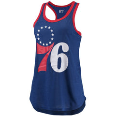 Philadelphia 76ers G-III Sports by Carl Banks Women's Showdown Scoop-Neck Racerback Tank Top Royal outlet