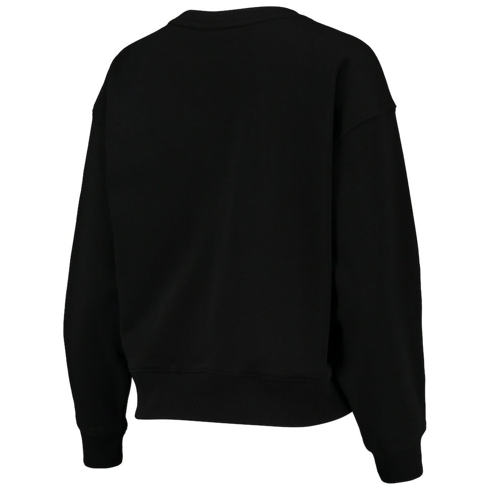 Brooklyn Nets DKNY Sport Women's Carrie Rhinestone Pullover Sweatshirt Black outlet