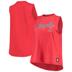 Los Angeles Angels DKNY Sport Women's Marcie Tank Top - Red Tanks