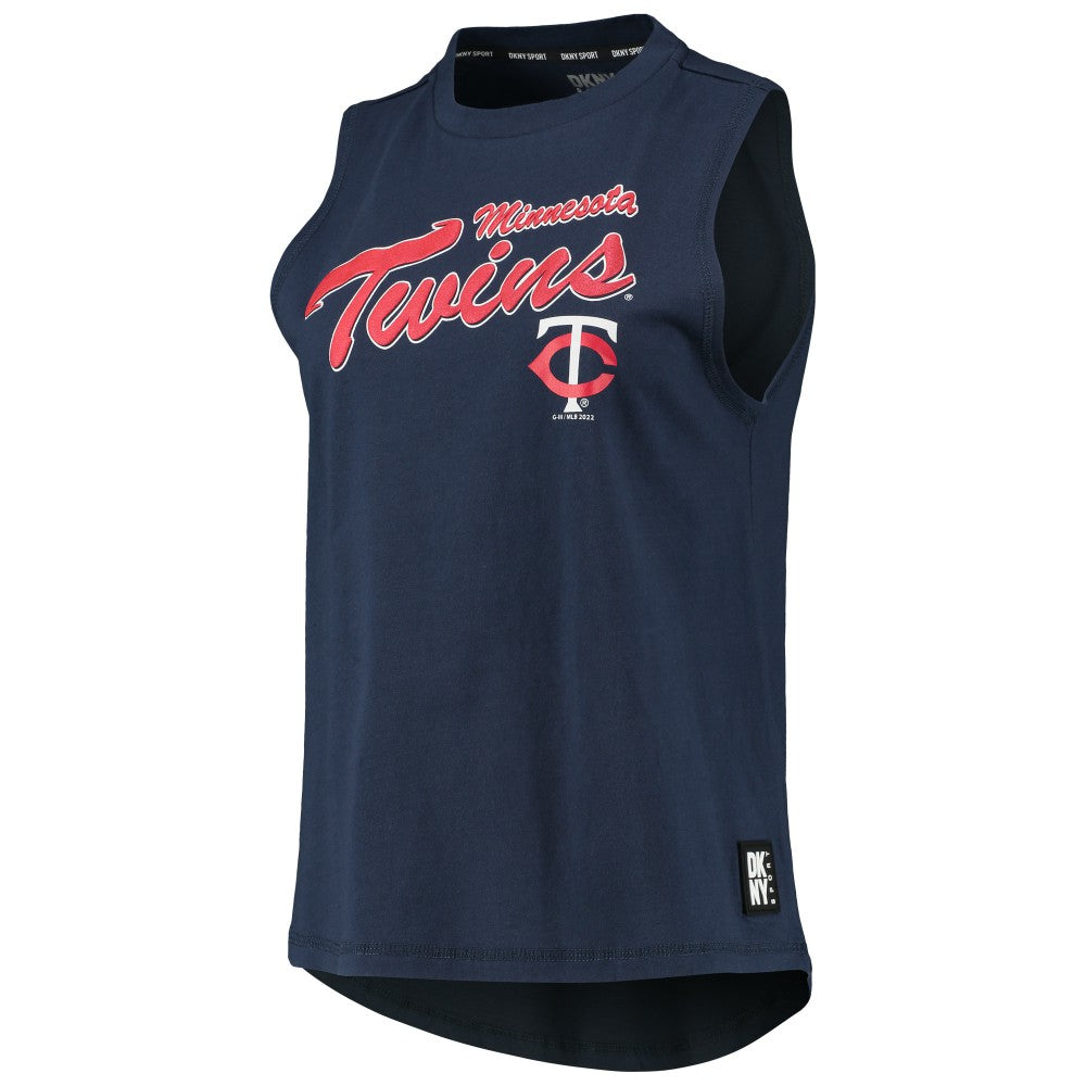 Minnesota Twins DKNY Sport Women's Marcie Tank Top - Navy Tanks