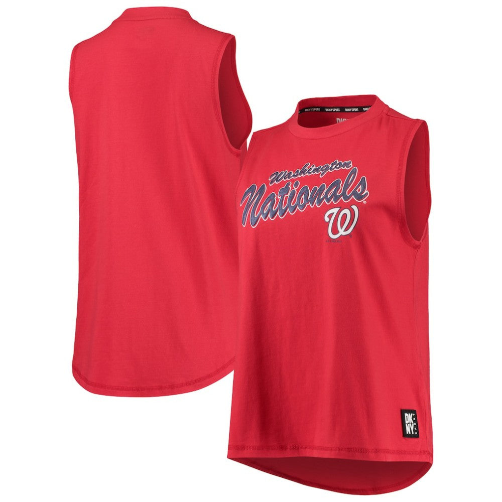 Washington Nationals DKNY Sport Women's Marcie Tank Top - Red Tanks