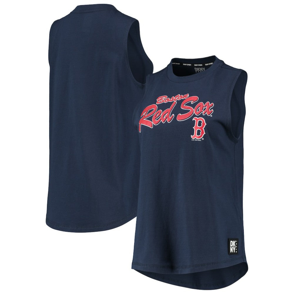 Boston Red Sox DKNY Sport Women's Marcie Tank Top - Navy Tanks