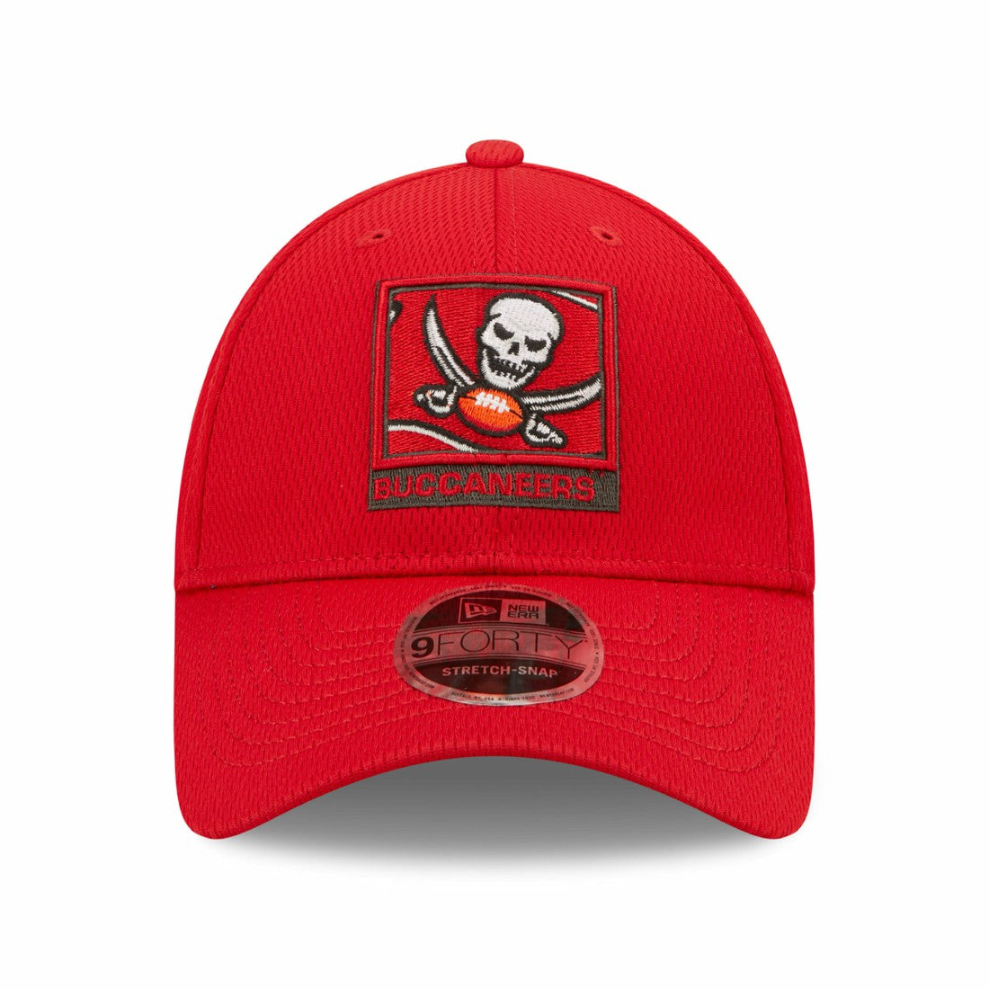 Tampa Bay Buccaneers New Era Framed AF 9FORTY Snapback Hat - Red Hats