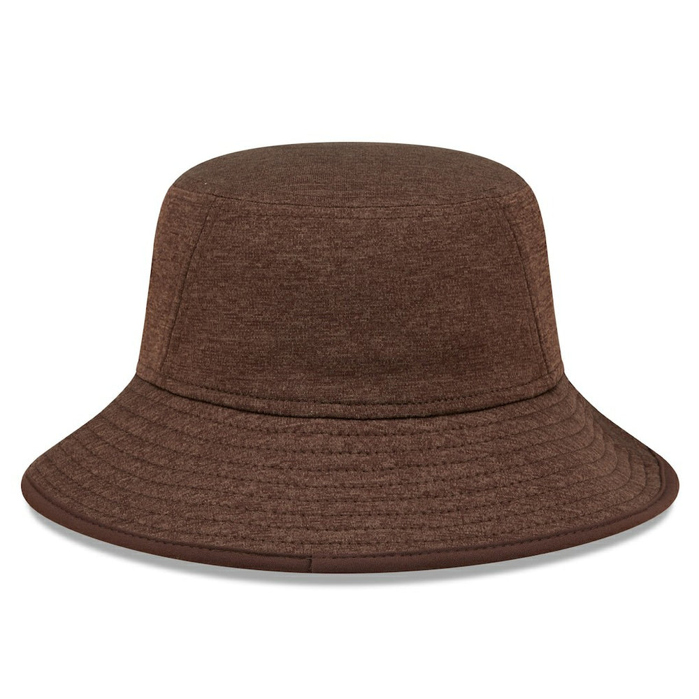 Cleveland Browns New Era Bucket Hat - Heather Brown Hats