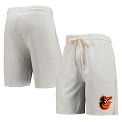 Baltimore Orioles Concepts Sport Mainstream Terry Tri-Blend Shorts - Oatmeal Shorts