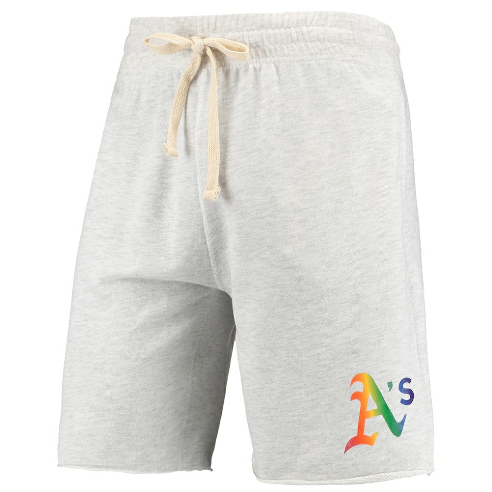 Athletics Concepts Sport Mainstream Logo Terry Tri-Blend Shorts - Oatmeal Shorts
