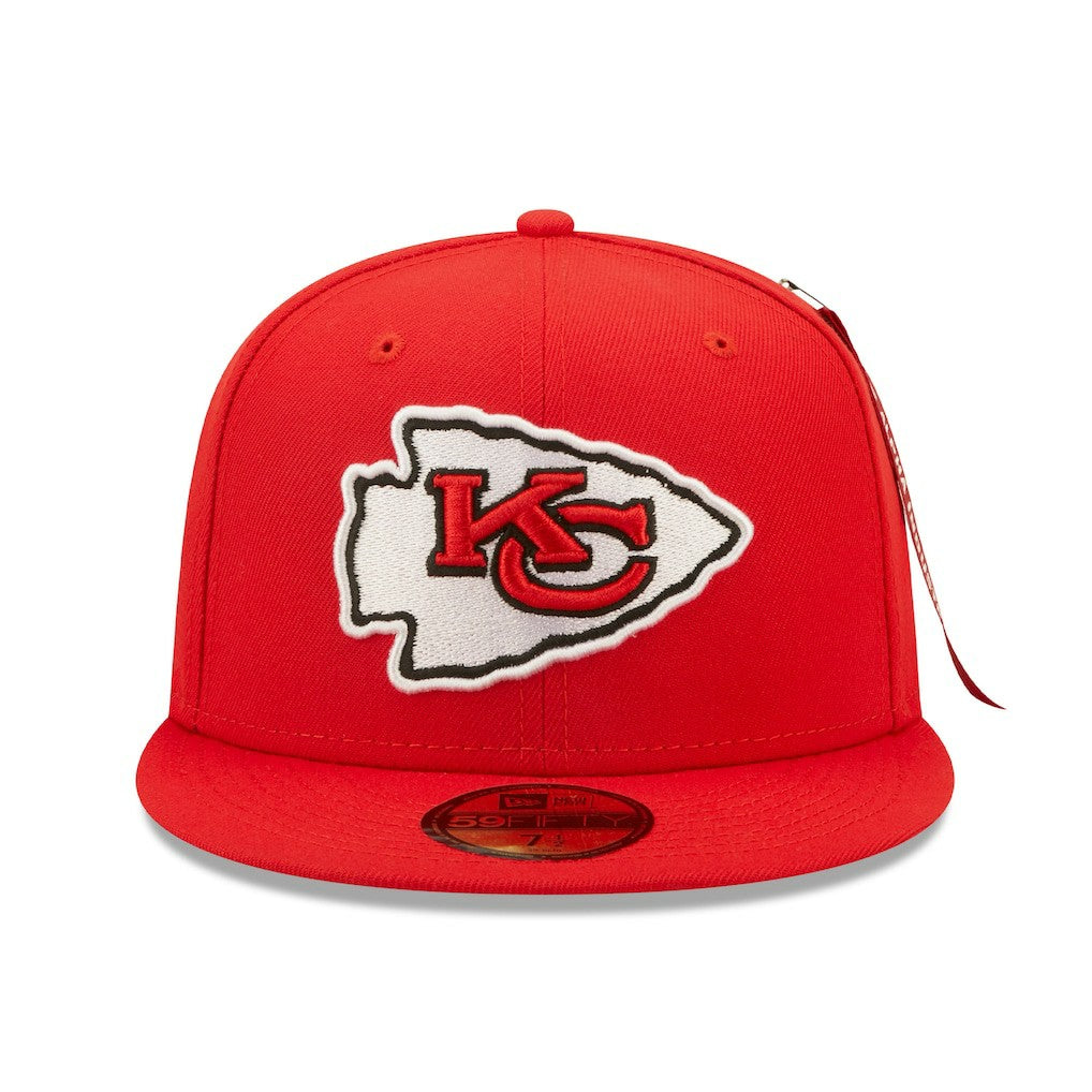 Kansas City Chiefs New Era x Alpha Industries Alpha 59FIFTY Fitted Hat - Red Hats