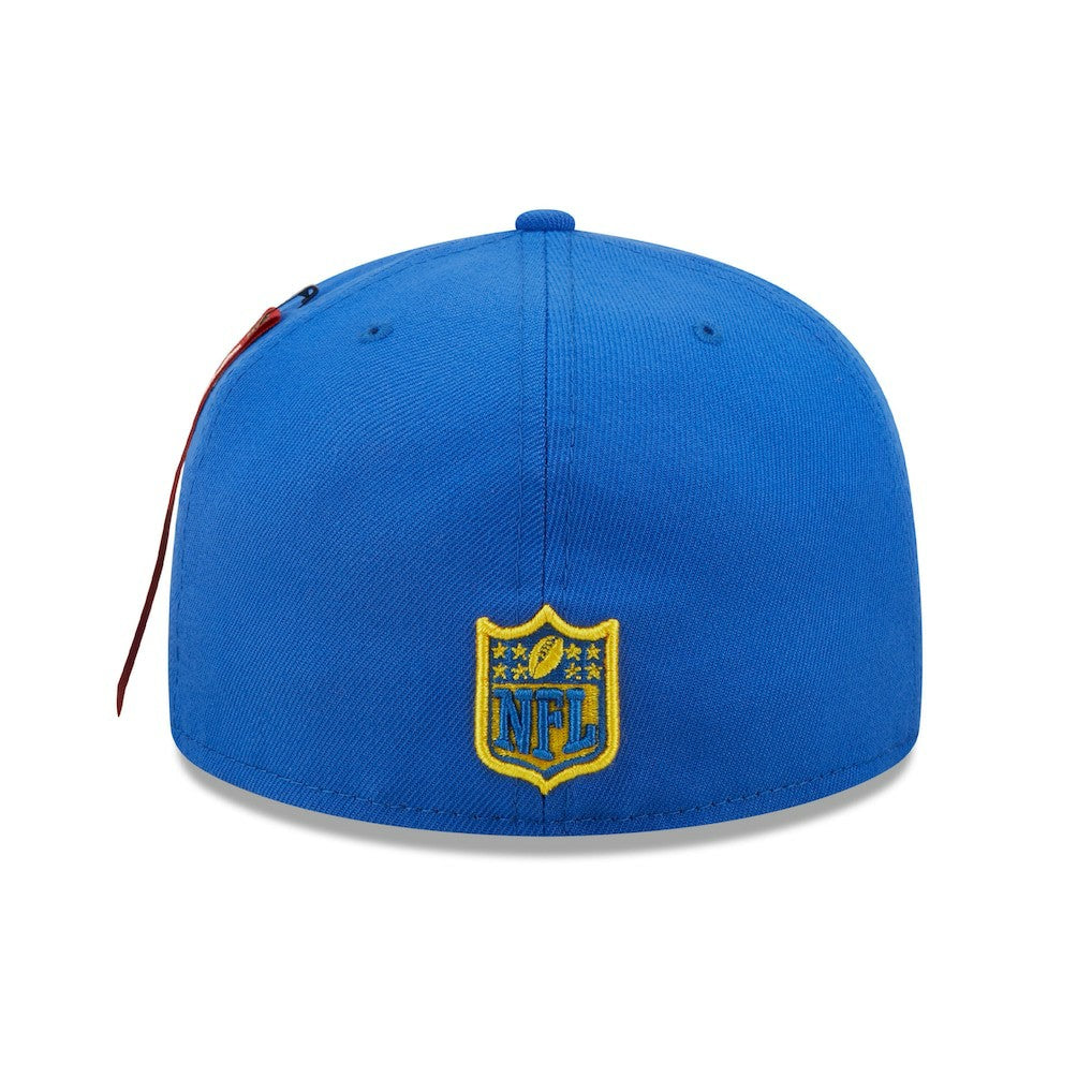 Los Angeles Rams New Era x Alpha Industries Alpha 59FIFTY Fitted Hat - Royal Hats