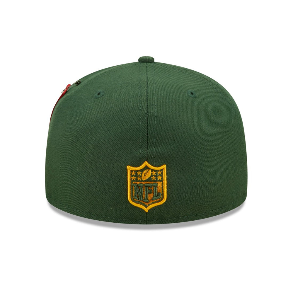 Green Bay Packers New Era x Alpha Industries Alpha 59FIFTY Fitted Hat - Green Hats