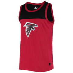 Atlanta Falcons Starter Team Touchdown Fashion Tank Top - Red/Black Tops