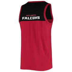 Atlanta Falcons Starter Team Touchdown Fashion Tank Top - Red/Black Tops