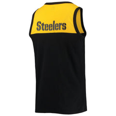 Pittsburgh Steelers Starter Team Touchdown Fashion Tank Top - Black/Gold Tops