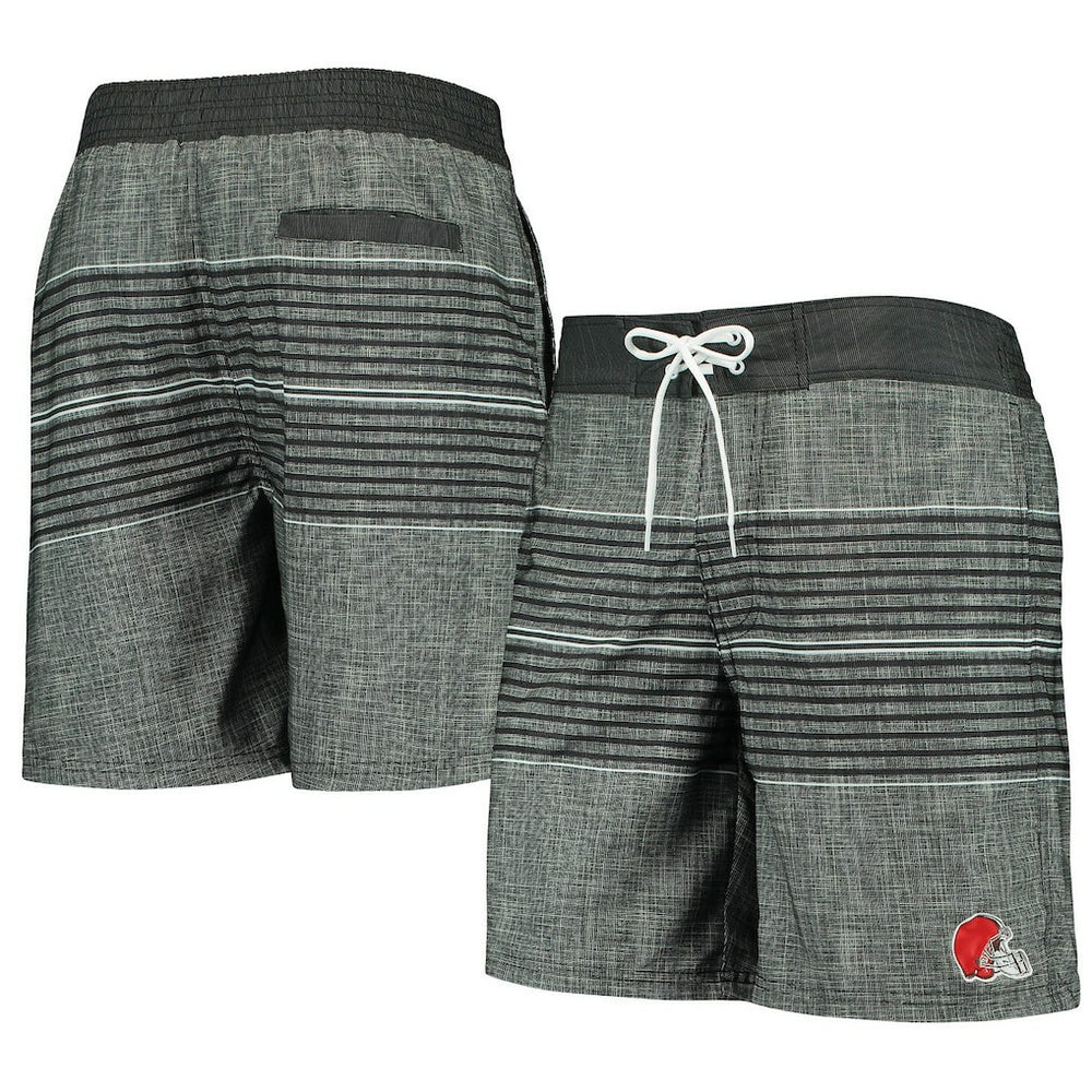 Cleveland Browns G-III Sports by Carl Banks Horizon Swim Shorts - Black Shorts