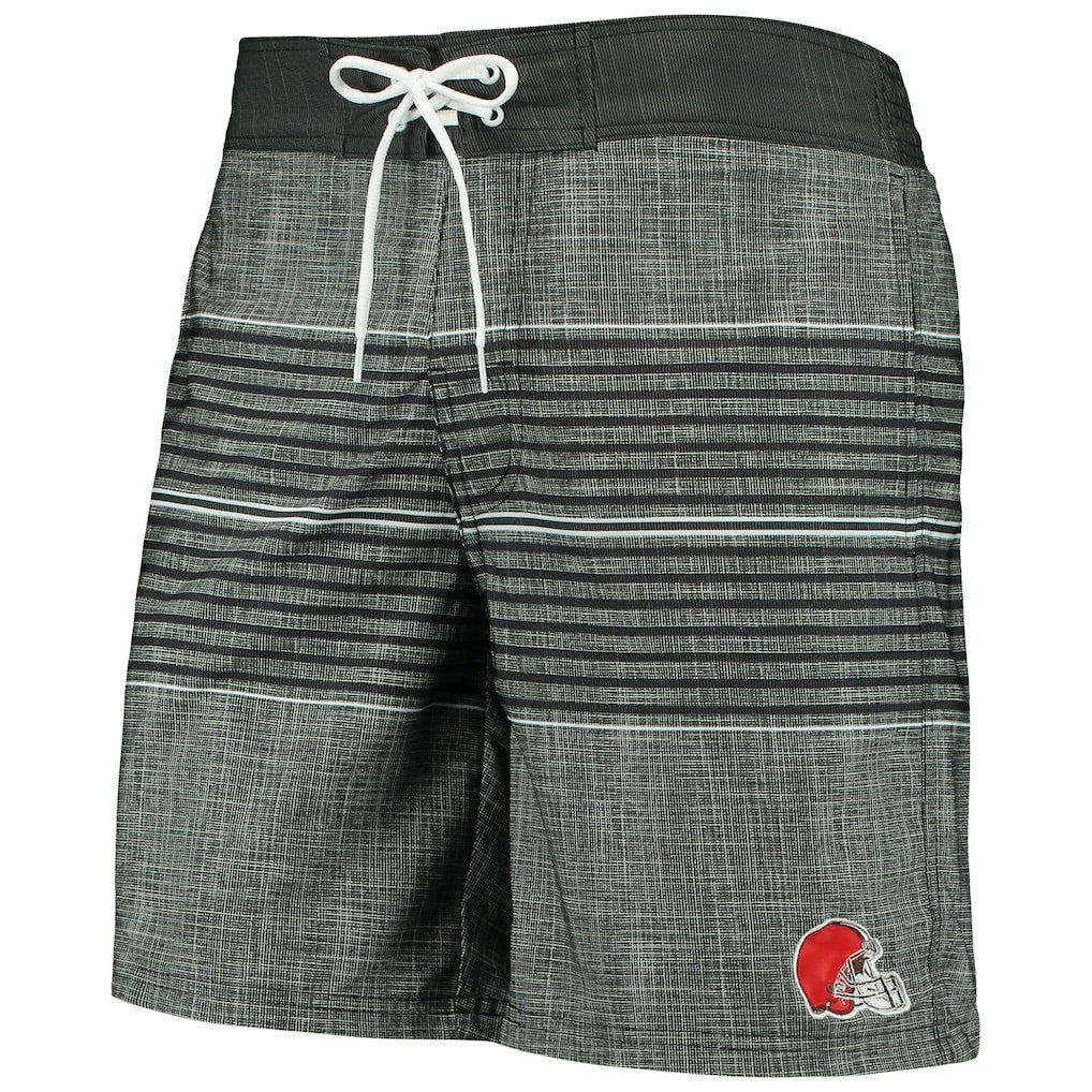 Cleveland Browns G-III Sports by Carl Banks Horizon Swim Shorts - Black Shorts