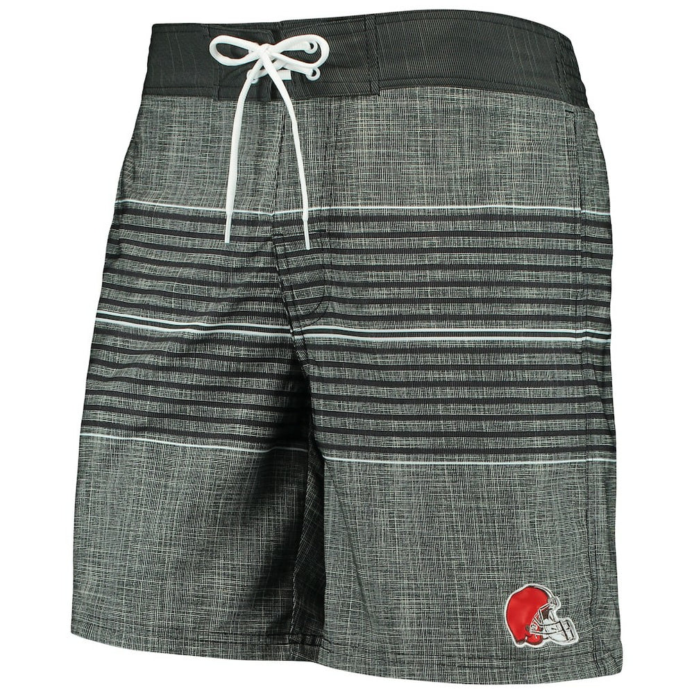 Cleveland Browns G-III Sports by Carl Banks Horizon Swim Shorts - Black Shorts