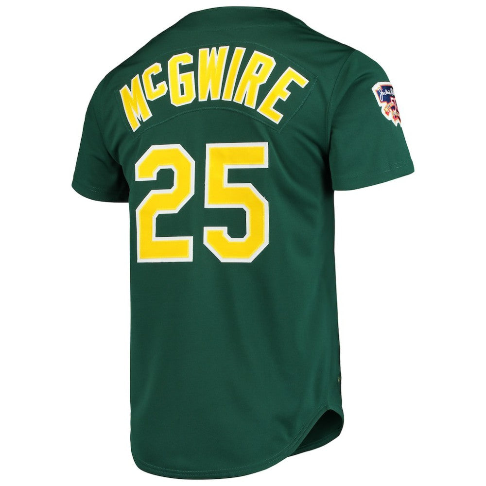 Mark McGwire Athletics Mitchell & Ness 1997 Cooperstown Collection Authentic Jersey - Green Jerseys