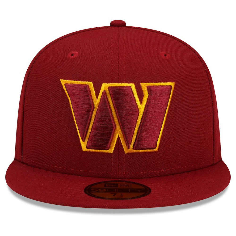 Washington Commanders New Era Team Basic 59FIFTY Fitted Hat - Burgundy Hats