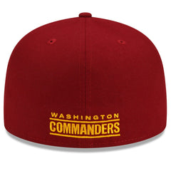 Washington Commanders New Era Team Basic 59FIFTY Fitted Hat - Burgundy Hats
