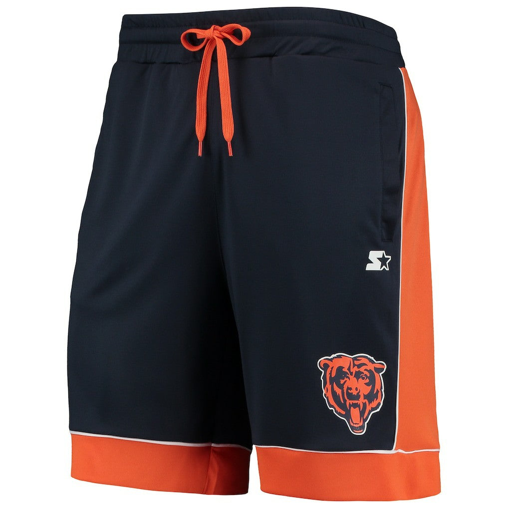 Chicago Bears Starter Fan Favorite Fashion Shorts - Navy/Orange Shorts