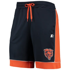 Chicago Bears Starter Fan Favorite Fashion Shorts - Navy/Orange Shorts