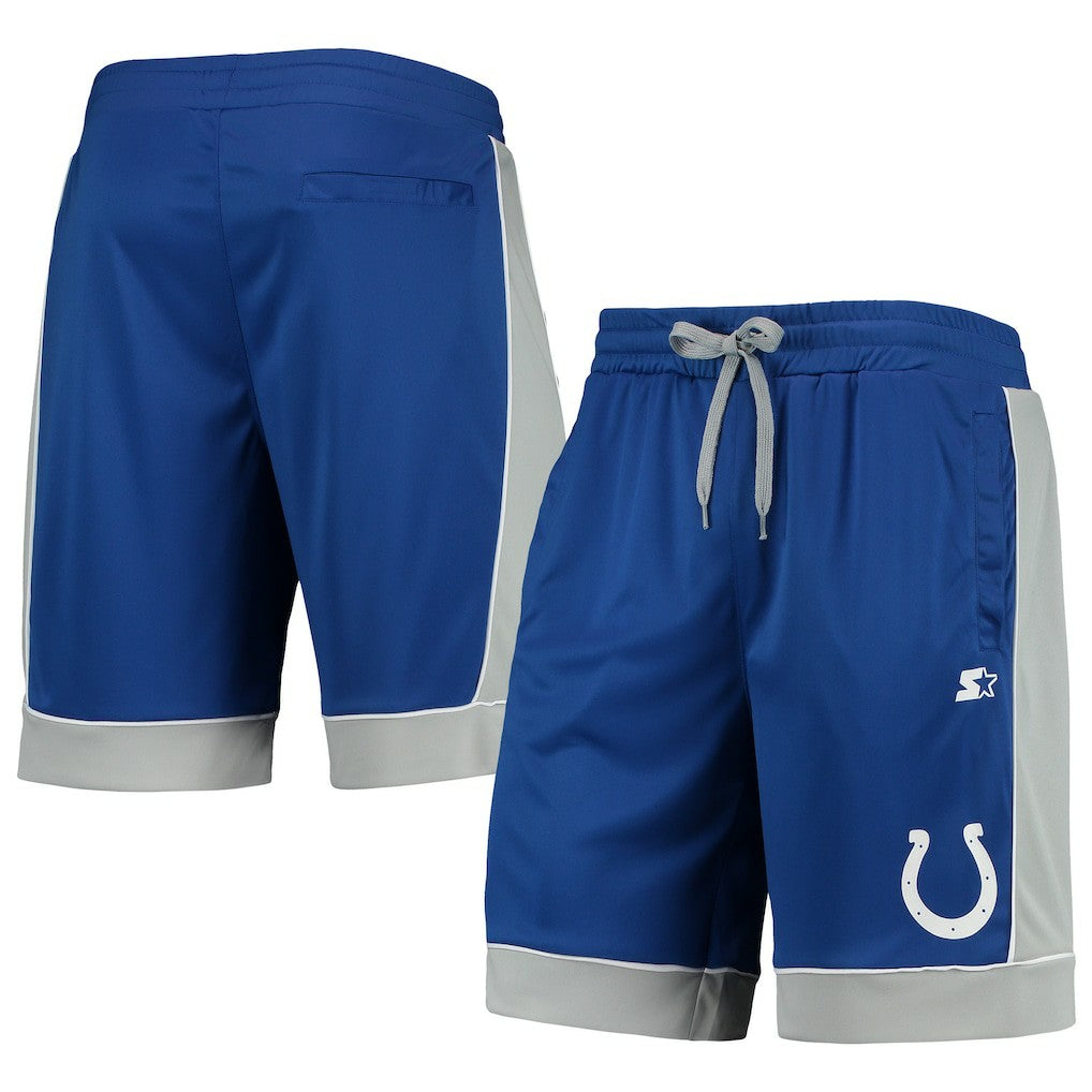 Indianapolis Colts Starter Fan Favorite Fashion Shorts - Royal/Gray Shorts