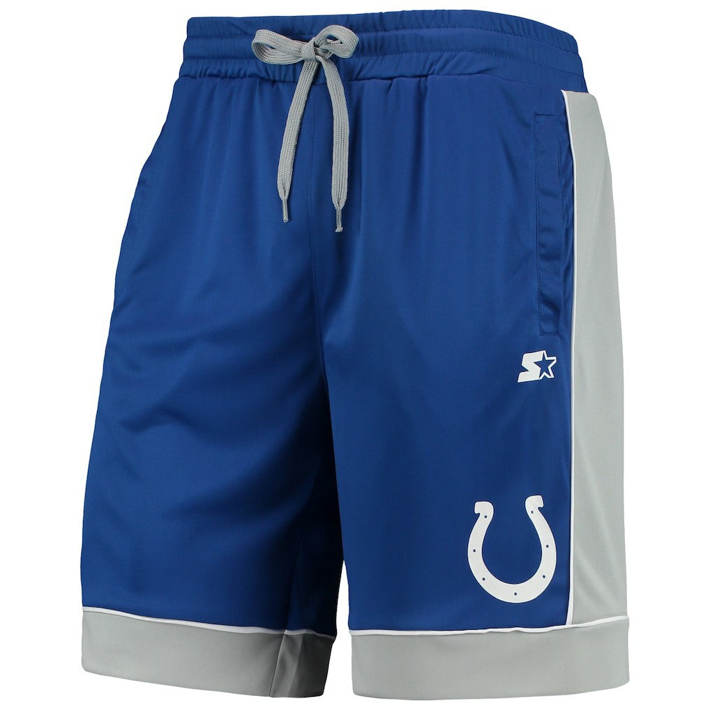 Indianapolis Colts Starter Fan Favorite Fashion Shorts - Royal/Gray Shorts