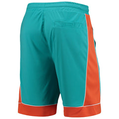 Miami Dolphins Starter Fan Favorite Fashion Shorts - Aqua/Orange Shorts