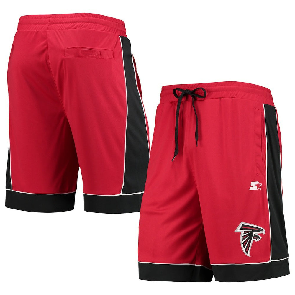 Atlanta Falcons Starter Fan Favorite Fashion Shorts - Red/Black Shorts
