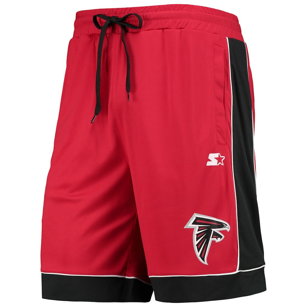 Atlanta Falcons Starter Fan Favorite Fashion Shorts - Red/Black Shorts