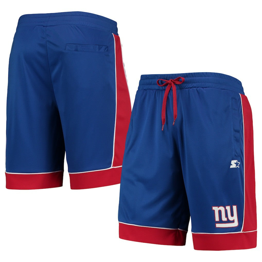 New York Giants Starter Fan Favorite Fashion Shorts - Royal/Red Shorts