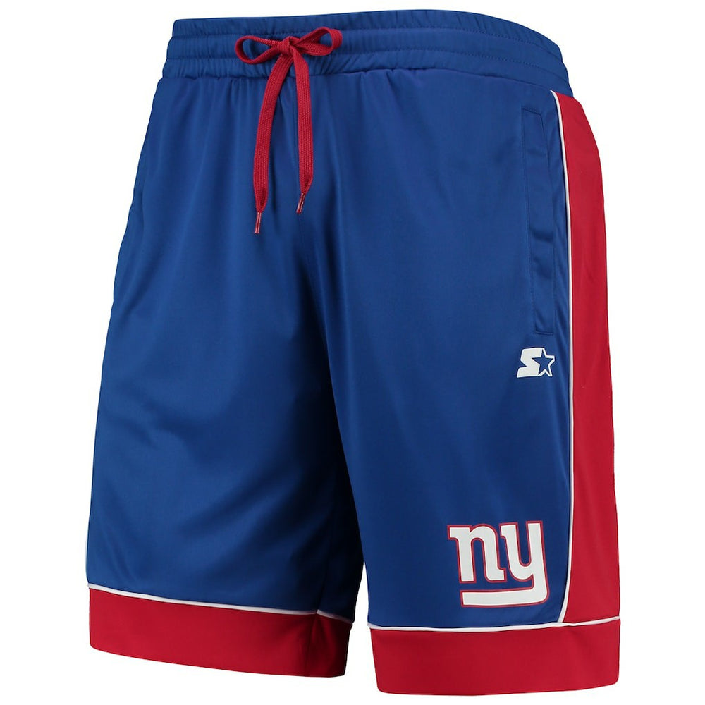 New York Giants Starter Fan Favorite Fashion Shorts - Royal/Red Shorts