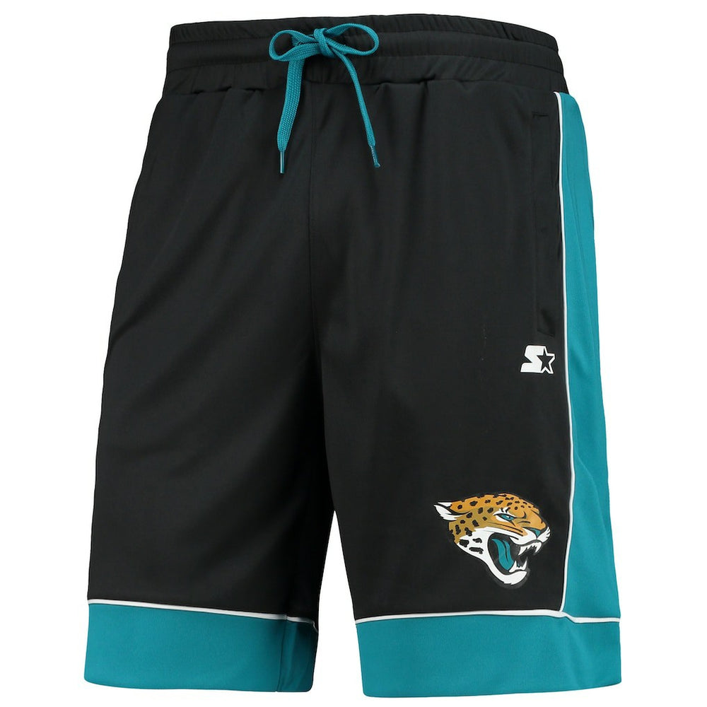 Jacksonville Jaguars Starter Fan Favorite Fashion Shorts - Black/Teal Shorts
