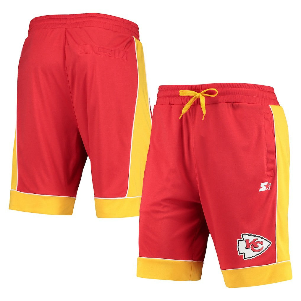 Kansas City Chiefs Starter Fan Favorite Fashion Shorts - Red/Gold Shorts