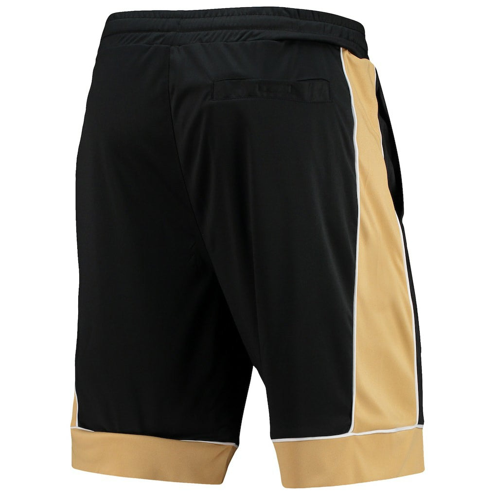 New Orleans Saints Starter Fan Favorite Fashion Shorts - Black/Gold Shorts