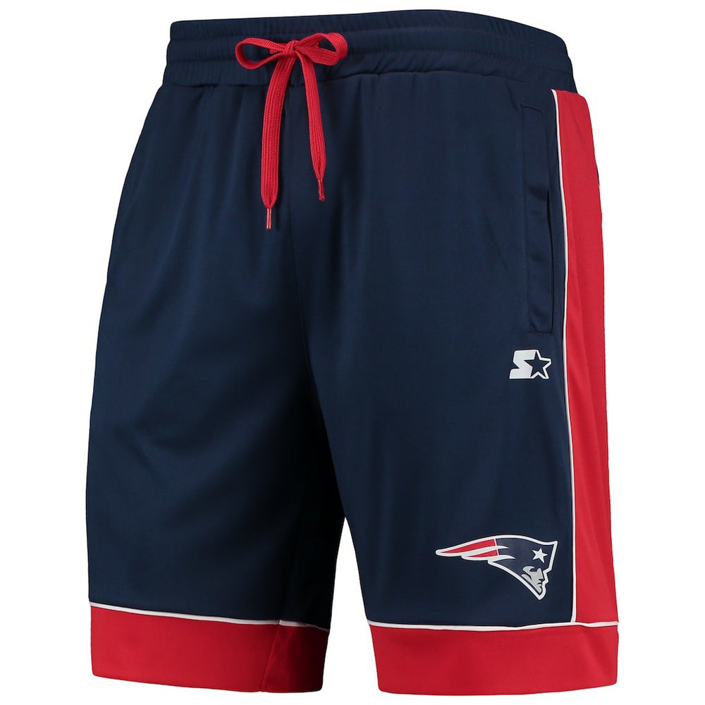 New England Patriots Starter Fan Favorite Fashion Shorts - Navy/Red Shorts