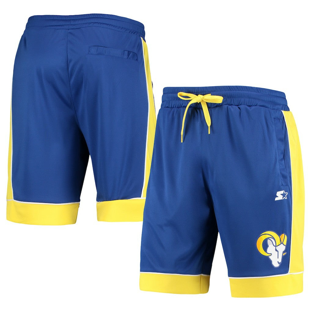 Los Angeles Rams Starter Fan Favorite Fashion Shorts - Royal/Gold Shorts