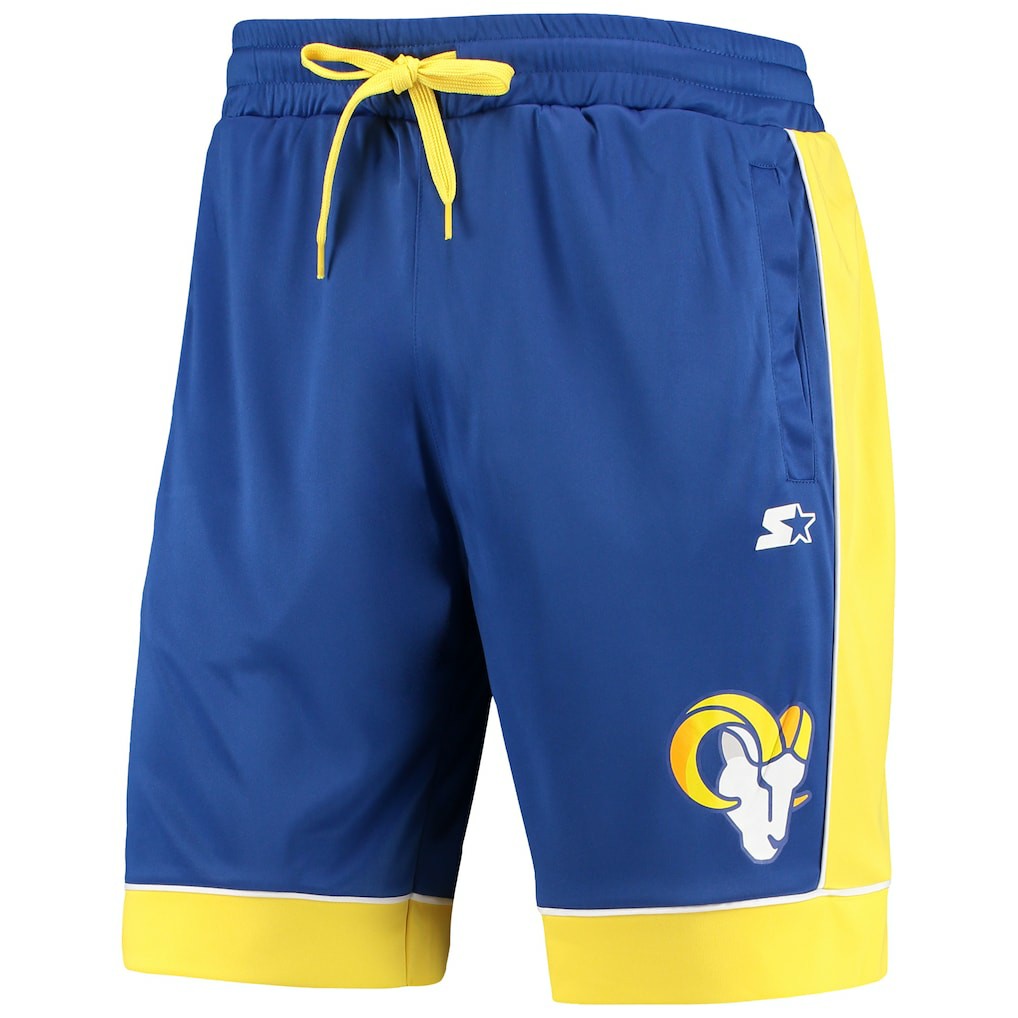 Los Angeles Rams Starter Fan Favorite Fashion Shorts - Royal/Gold Shorts