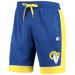 Los Angeles Rams Starter Fan Favorite Fashion Shorts - Royal/Gold Shorts