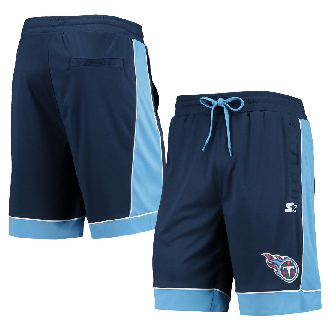 Tennessee Titans Starter Fan Favorite Fashion Shorts - Navy/Blue Shorts