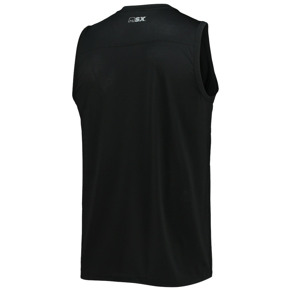 New Orleans Saints MSX by Michael Strahan Rebound Tank Top - Black Tops