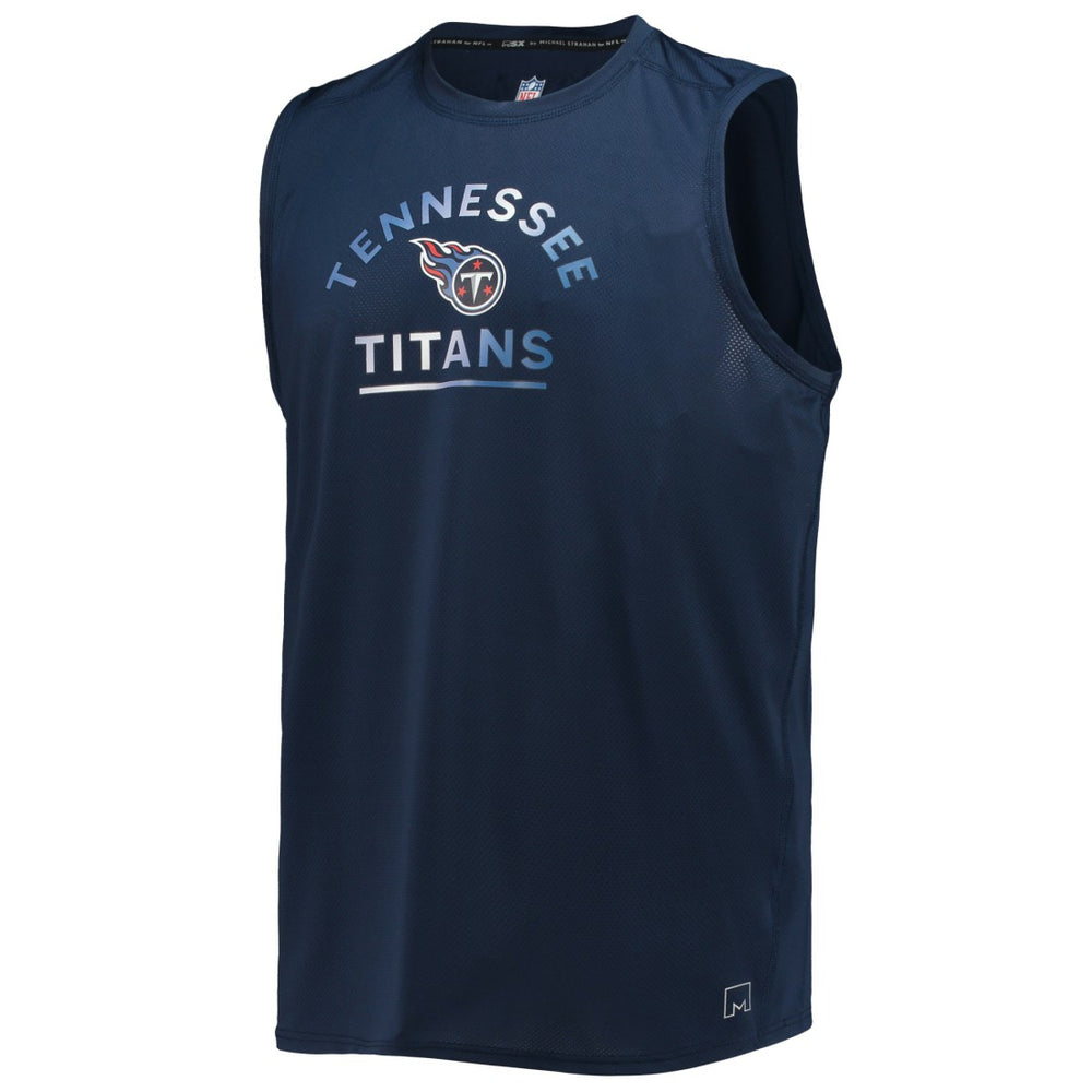 Tennessee Titans MSX by Michael Strahan Rebound Tank Top - Navy Tops