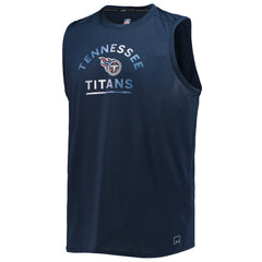 Tennessee Titans MSX by Michael Strahan Rebound Tank Top - Navy Tops