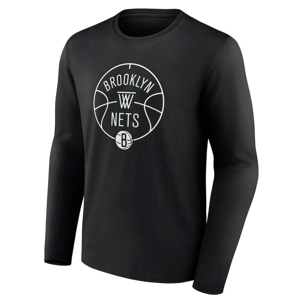 Brooklyn Nets Tip-Off Long Sleeve T-Shirt Black outlet