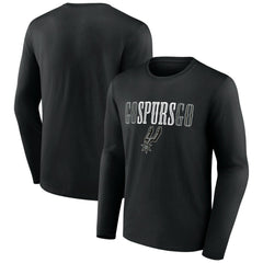 San Antonio Spurs Tip-Off Long Sleeve T-Shirt Black